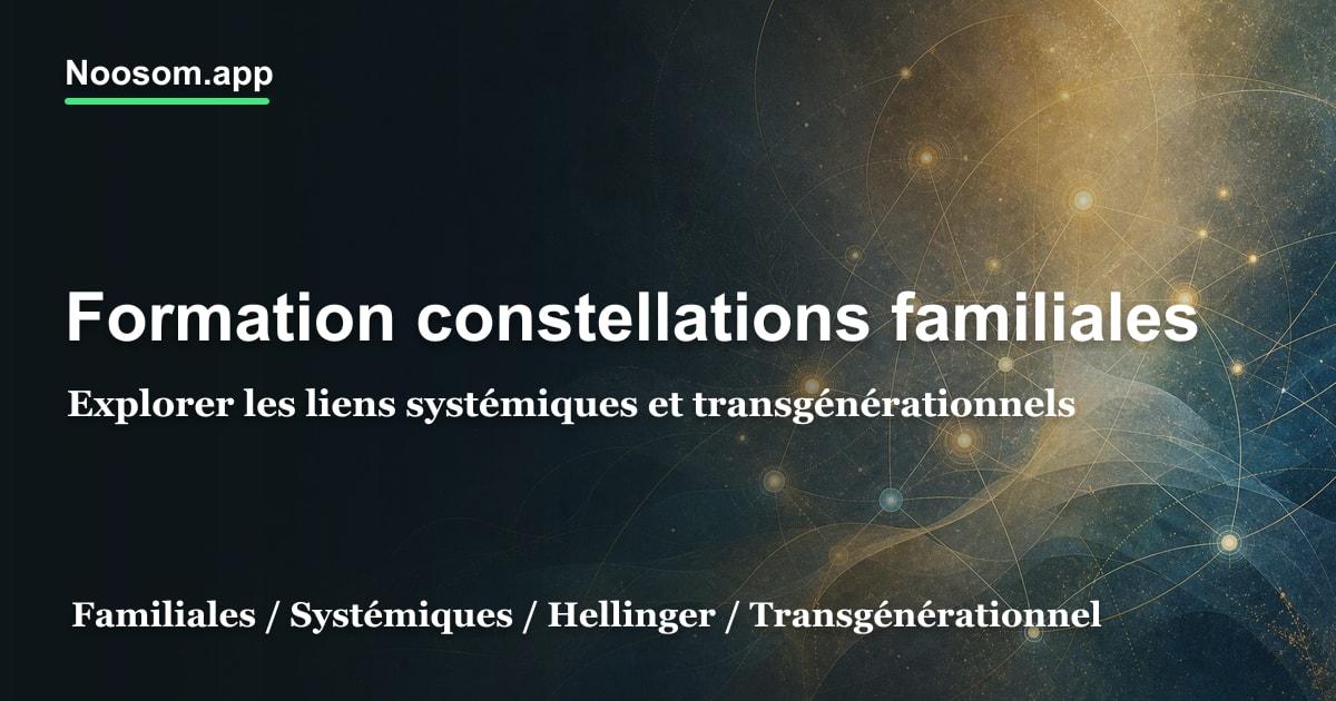 Formations constellations familiales & approche systémique